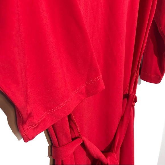 2 for $20 DS Italy Red Dress with Tie Waist. Large - Picture 4 of 7